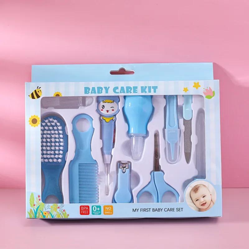 10-Piece Maternal & Child Baby Care Gift Box Set - Includes Children's Nail Clippers Baby Ear Scoops & Essential Care Products
