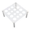 Chess Piece Die Crafting Holder 16 Holes Acrylic Board and Aluminum Support Rods for International C