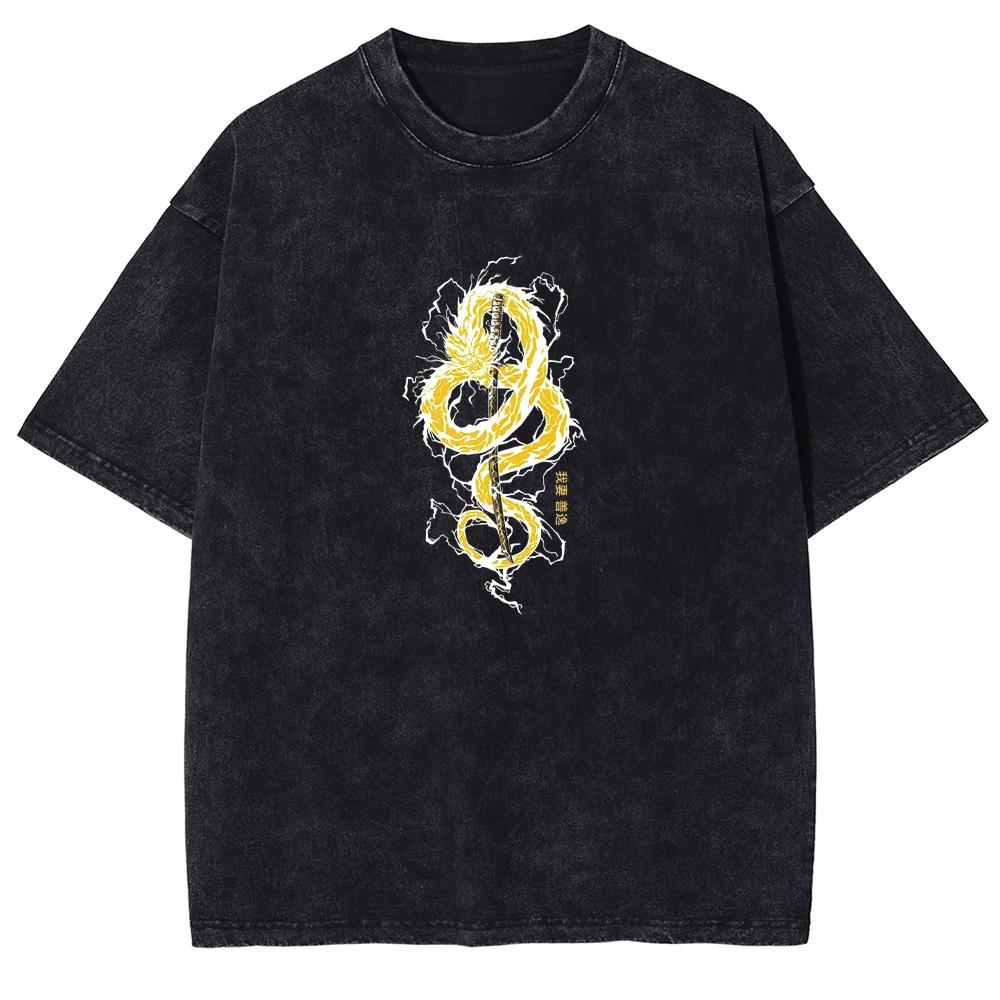 Kanroji Mitsuri Kawaii Graphic T-shirt Anime Demon Slayer Tshirt Men Women Washed T Shirts Harajuku Male Manga Cotton Tops