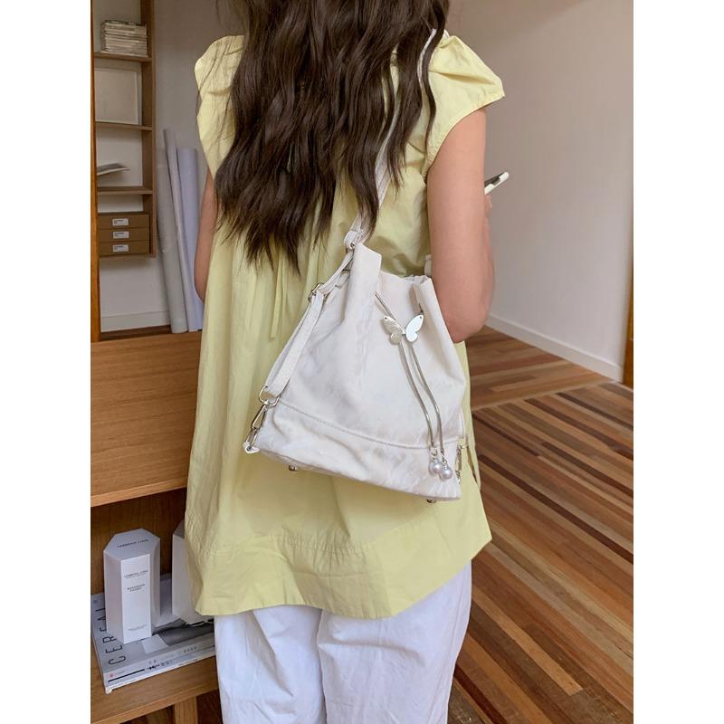 

Рюкзак Сумка-ведро Одноплечевая Подмышечная сумка белый