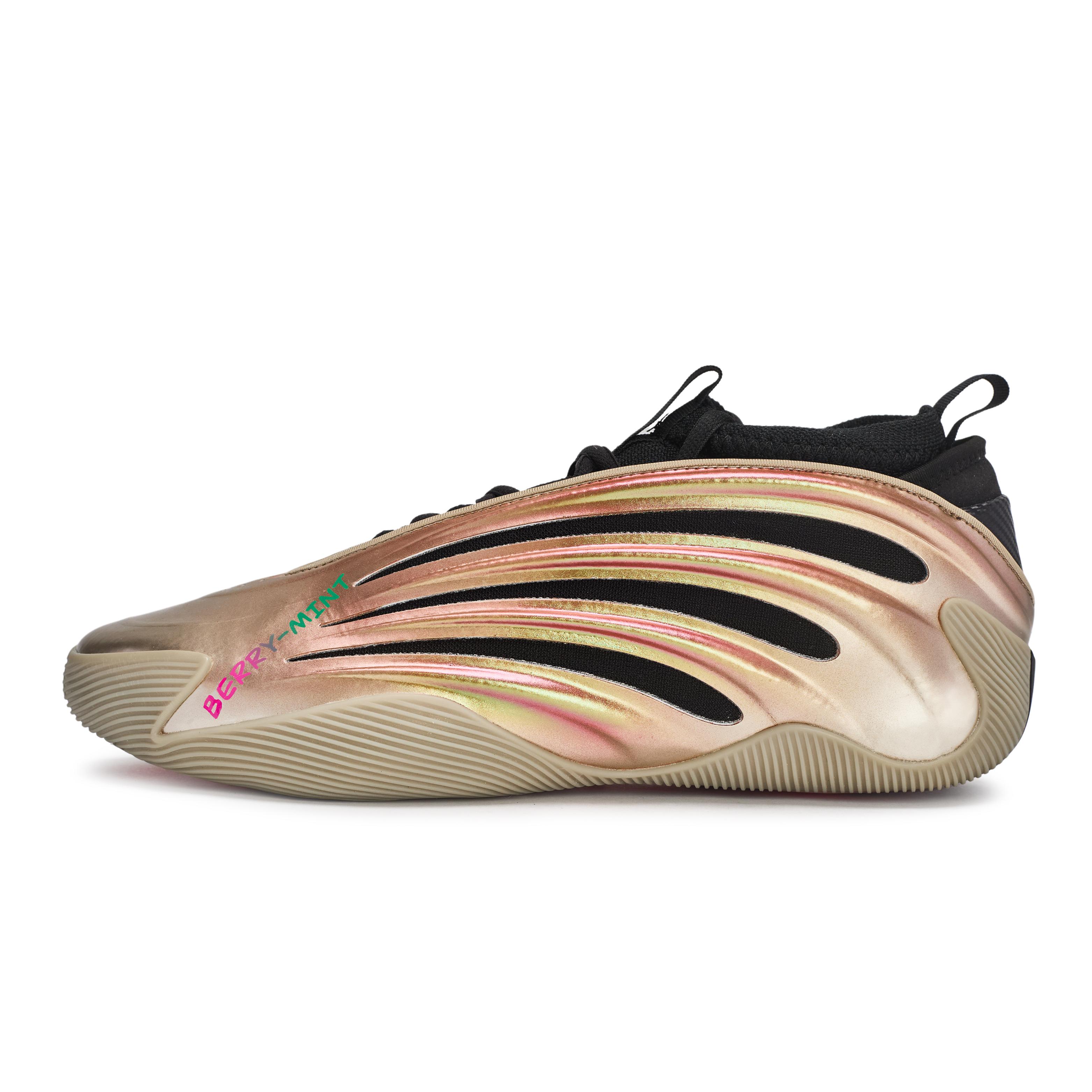 

Adidas Harden Vol.9 Cyber Metallic REGO Hot Dog, Berry Mint Cushioning Low top Basketball Shoes Men s Gold Red Black JR2506(Team1189-) 40