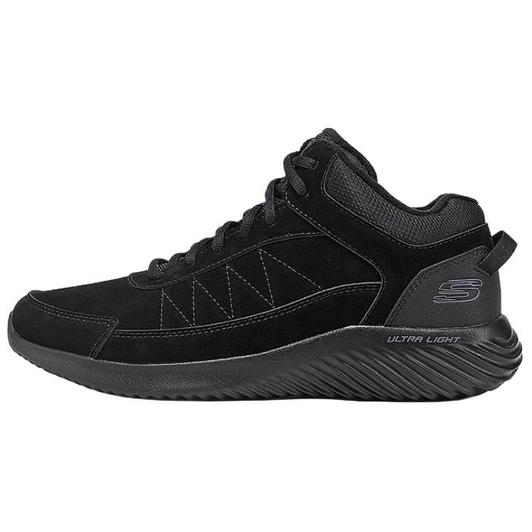 Skechers Bounder Versatile Comfortable Durable Mid-Top Casual Shoes Men Casual Shoes Black 8790341-BBK 41