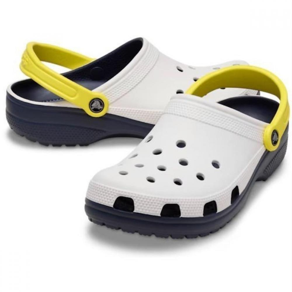 

Crocs Классические ретро спортивные клоги Желтый носок Hc02 white/M4W6/230