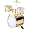 Miniature Drum with Case, Musical Instrument Model Replica Drum Set Mini Miniature Dollhouse Model Ornament Drummer Gift Music Room Decor Doll House