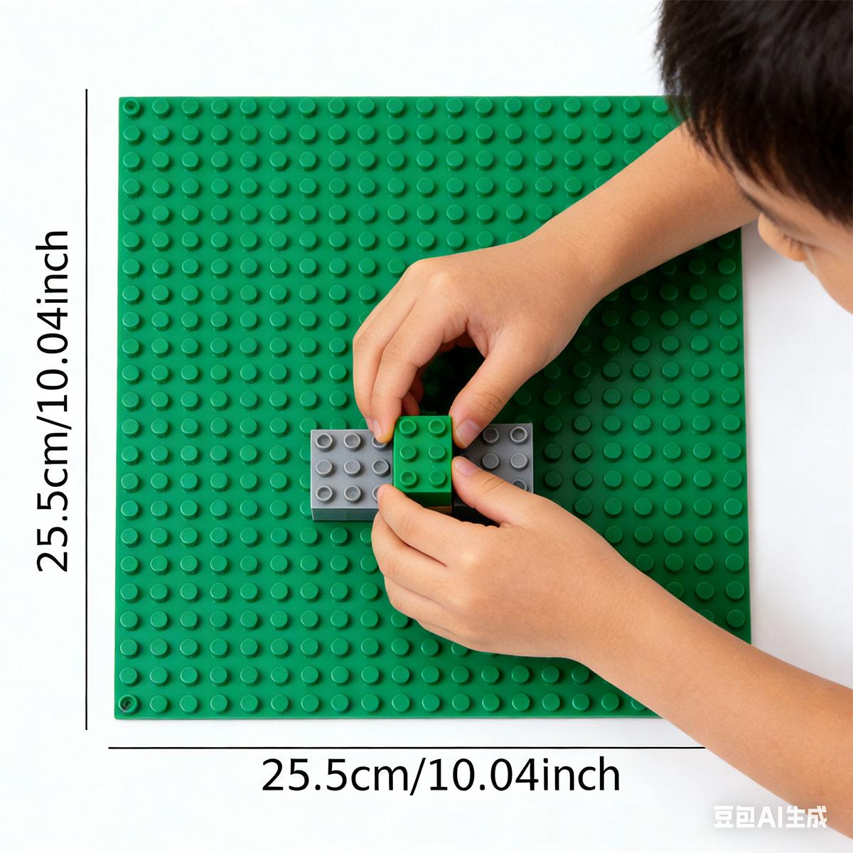 Yiran Toy Unisex Kids Dly Plate Classicbrick Attachments Children Plaything Base 32*32 Dots Constructing Blocks Baseplate