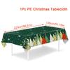 Christmas Snowflake Plastic Tablecloth Merry Christmas Decorations for Home 2025 Navidad Natal Xmas Table Ornament New Year 2026