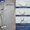 Thermostatic Shower Set with One-Touch Temp Lock & Boost Shower Head