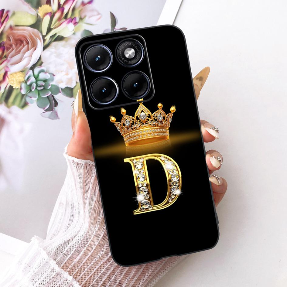 For Motorola Edge 70 Fusion 2026 Case XT2605-1 XT2605-2 Luxury Crown Letters Soft Silicone Cover For Moto Edge 70 Fusion+ Bumper