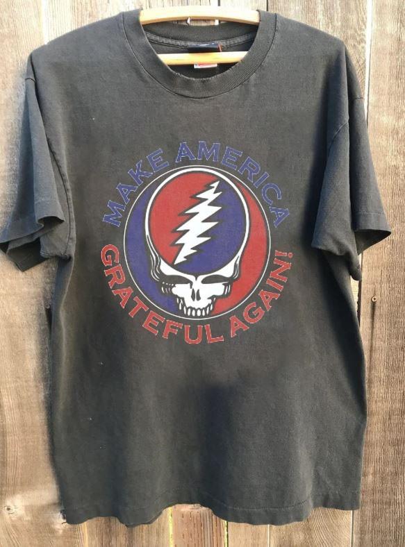 Make America Grateful Again Tour Charcoal Short Sleeve Unisex Shirt KH17226 XXXXL
