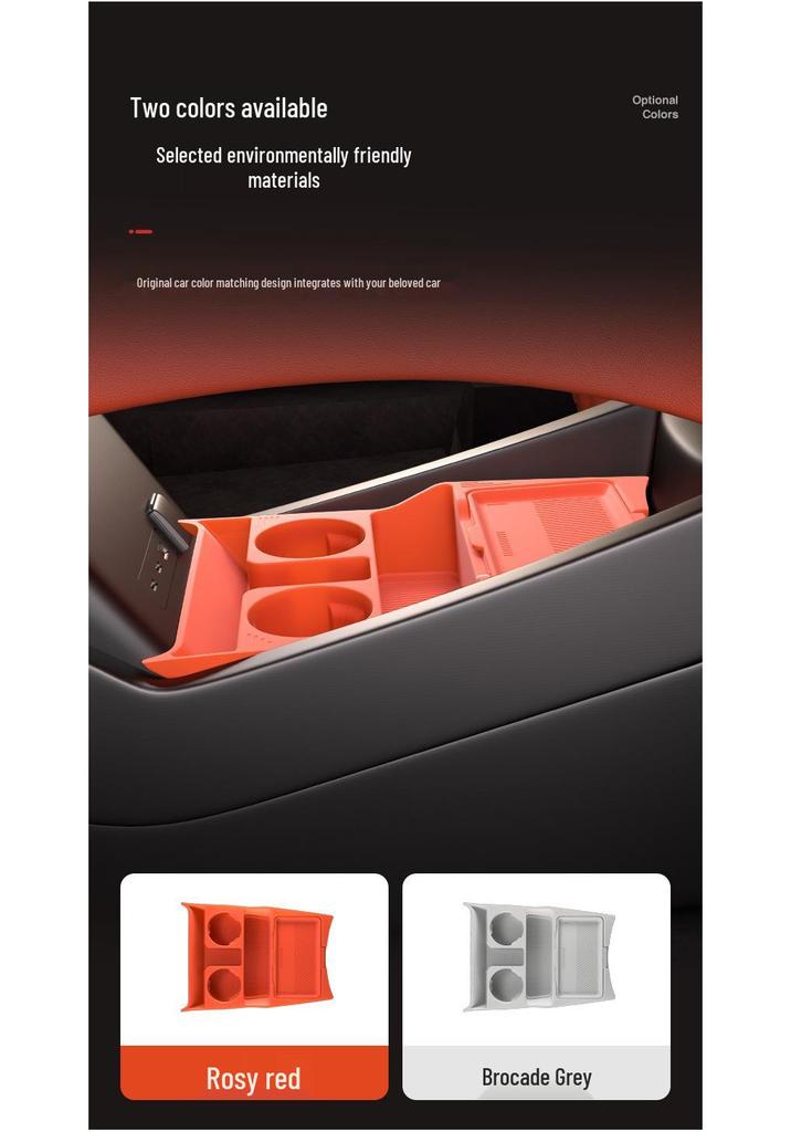 Silicone Storage Box for 25 BYD Tang Models LDM/EV Central Console