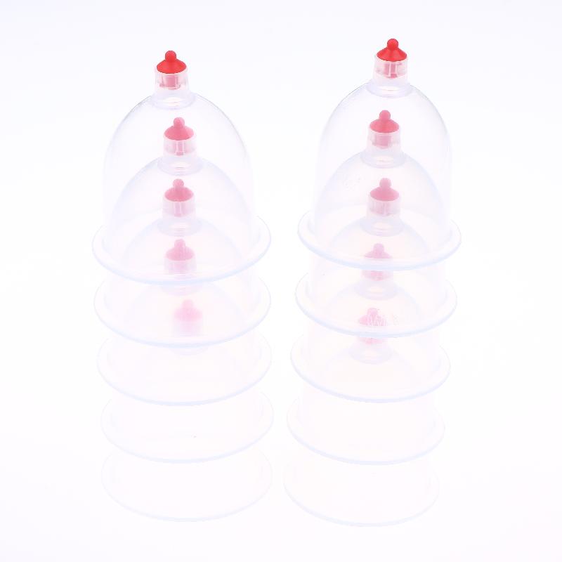 Disposable Cupping Cups For Massage Health Care Plastic Vacuum Suction Beauty Spa Tool Suction Pump Vacuum Cupping Device