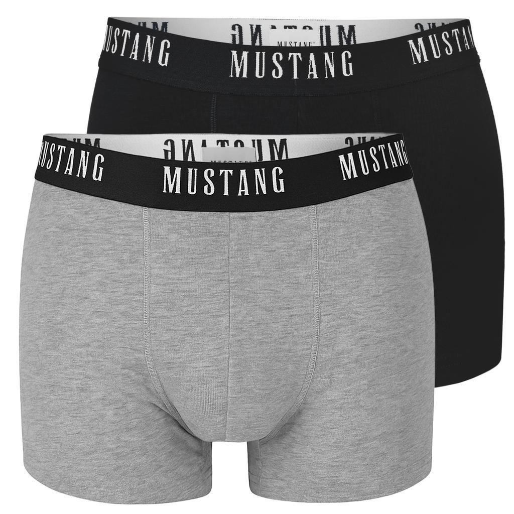 Mustang Bokserki Męskie 4 Sztuki Zestaw Bawełna Logo Kolor