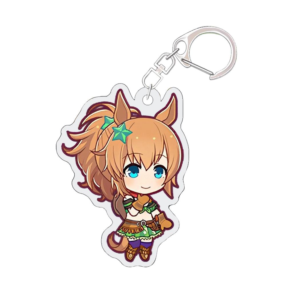 Acrylic Keychain Pendant Student School Bag Cute Decoration Small Gift