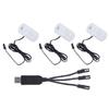 1 To 3 D Battery To USB Electric Converter Replace 1-4pcs D Cell Battery 1.5V 3V 4.5V 6V for Gas Water Heater Flashlight