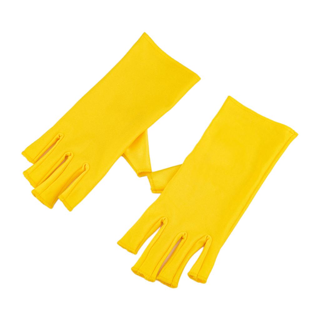 Buy Anti Uv Gloves For Gel Pedicure Fingerless Glove Uv Shield Gloves
