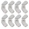 10Pcs M8 Wing Nut Butterfly Nuts 304 Stainless Steel Fastener Hardware Accessory