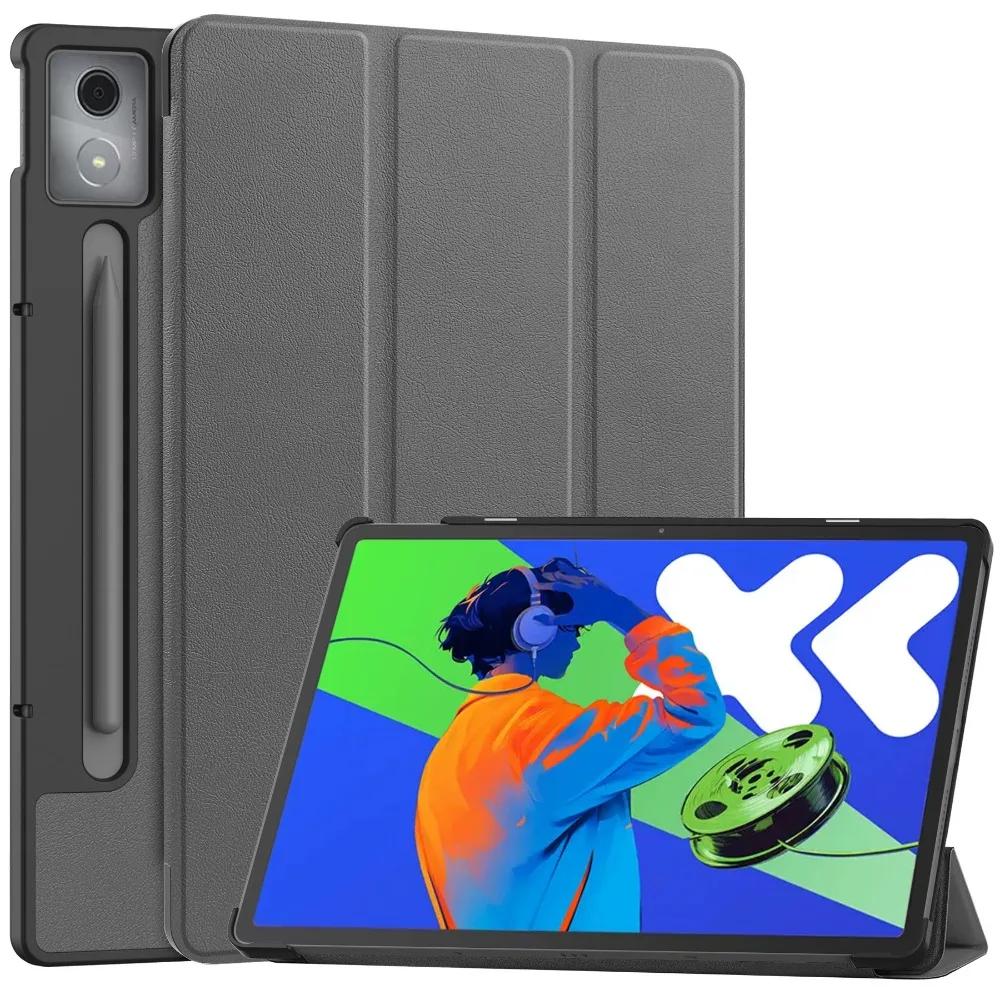 For Xiaoxin Pad Pro 12.7 Tri-Folding Stand Smart Tablet Case for XiaoxinPad Xiaoxin Pad Pro 12.7 Cover funda