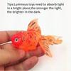1pc-Aquarium fish tank, artificial luminous fish, realistic moving floating colored goldfish-random color