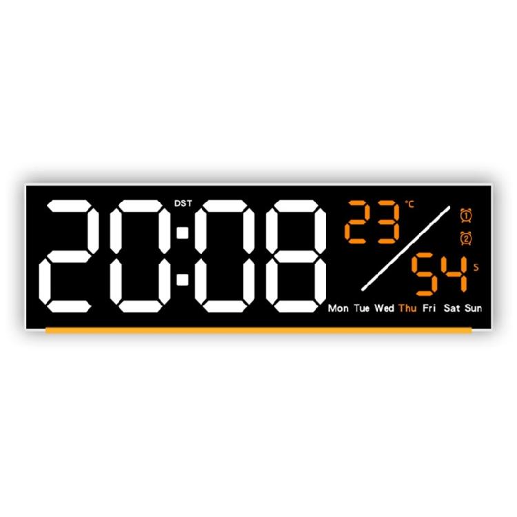 

Digital Wall Clock with Colors Changing Alarm Clock Temperature Large Digital Clock for Living Room Bedroom Desk Clocks