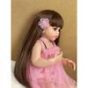 55cm Reborn Baby Dolls Soft Silicone Body Vinyl Doll Stand Girl Newborn Baby Princess Baby Girl Doll Gifts For Kid