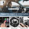 Wireless CarPlay Adapter for Wired To Wireless Iphone Auto Dongle BT5.0 2.4G&5G WiFi with USB C OTG Converter for IOS