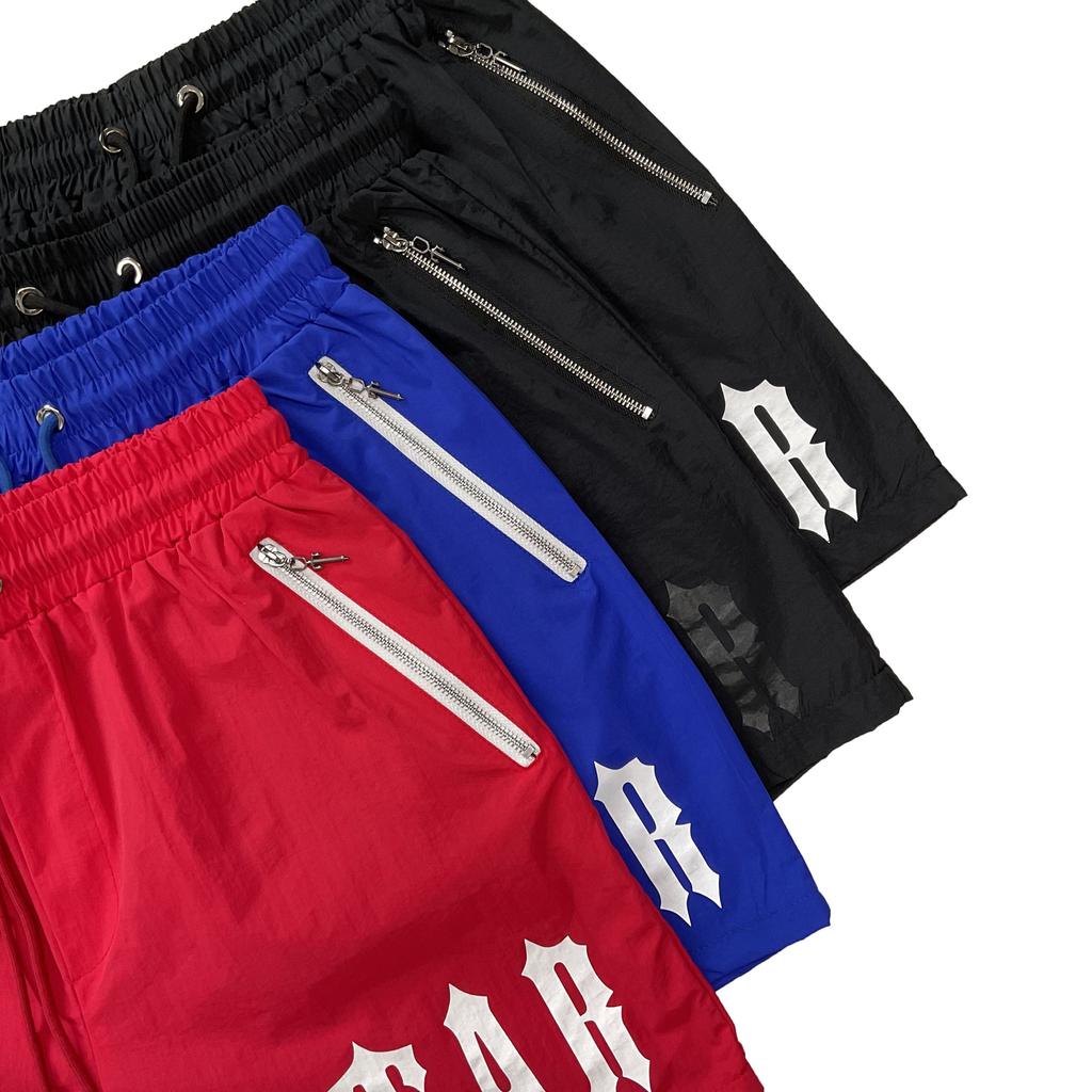 Trapstar London 2025 New Summer Men's Printed Shorts Loose Sports and Leisure Beach Pentagram Pants