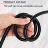 RATCHROLL 1PC Universal Silicone Vacuum Tube Hose High Temperature 6.6FT 3/16" 4mm ID 3.0mm