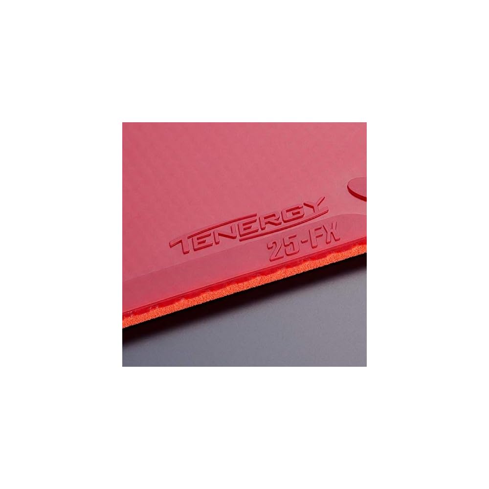 Butterfly Tenergy 25 FX Table Tennis Rubber Red 2.1mm Thickness High Spin Performance