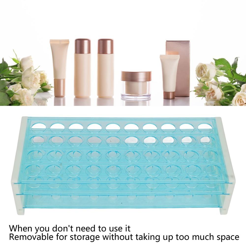 5pcs Vertical Roller Bottles Holder 40 Slots Acrylic Lipstick Organizer  Beauty Salon