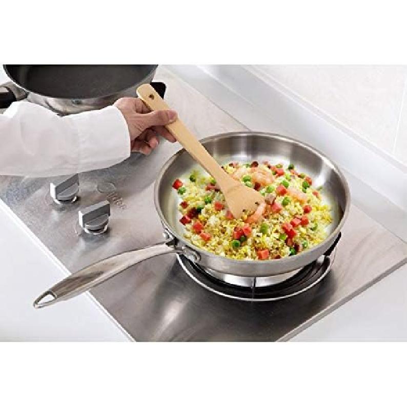 7 Pieces Wooden Spoons Bamboo Cooking Utensils Kitchen Tools Sets Non Stick Pan Serving Spatulas with Hanger