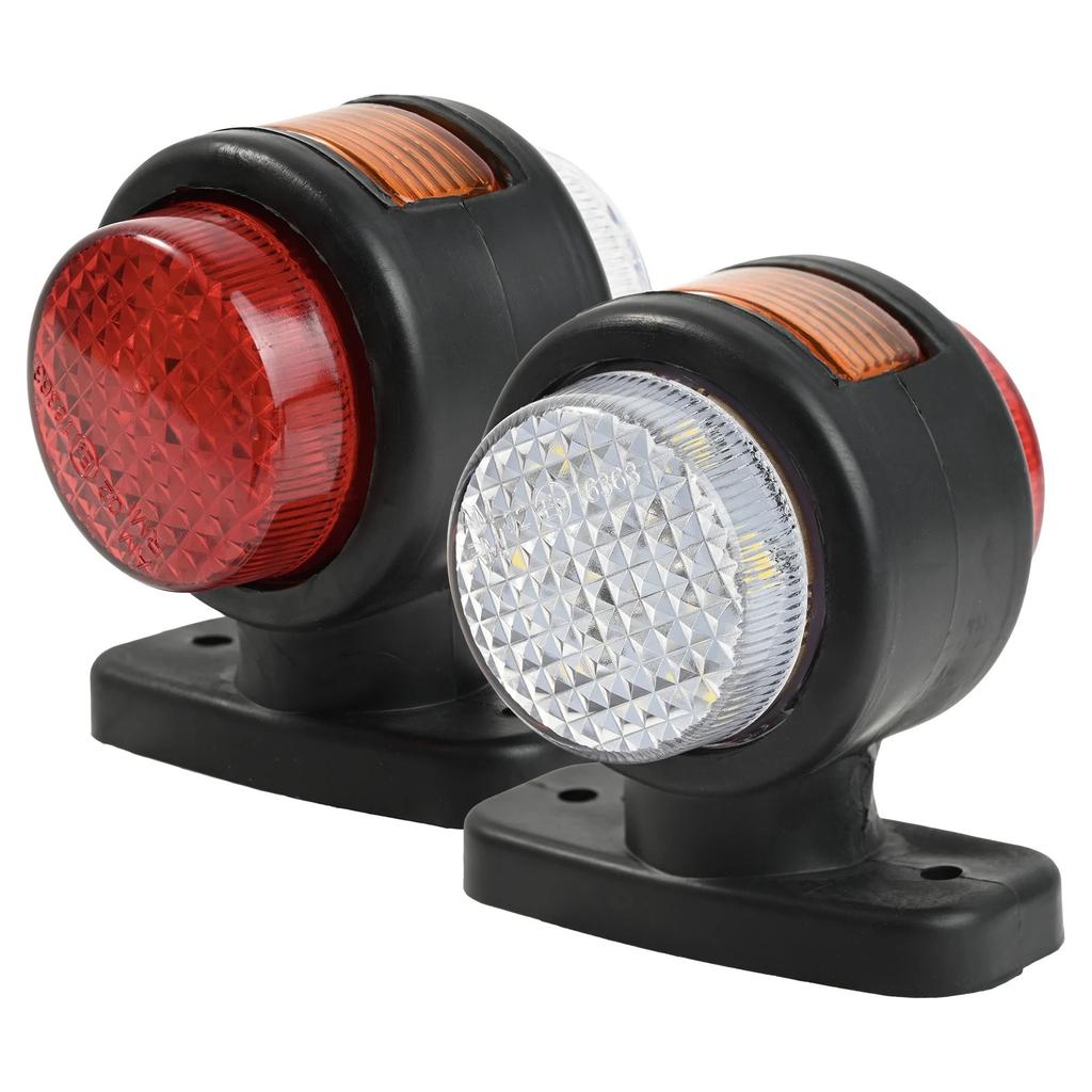 1PCS 12V 24V Car Truck 11LED Side Marker Light Clearance Turn Signal Indicator Lamps Rear Brake Stop Lights For Trailer Lorry