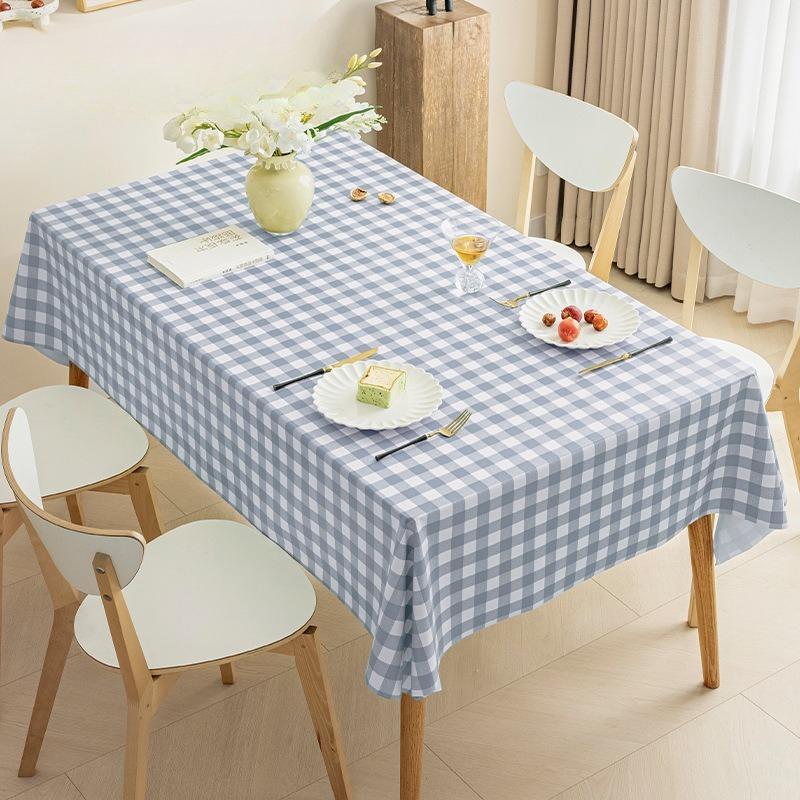 Waterproof PVC Tablecloth Oil Resistant Washable Table Pad Decorative Dining Table Cover for Home Trendy Ins Style Home Decor