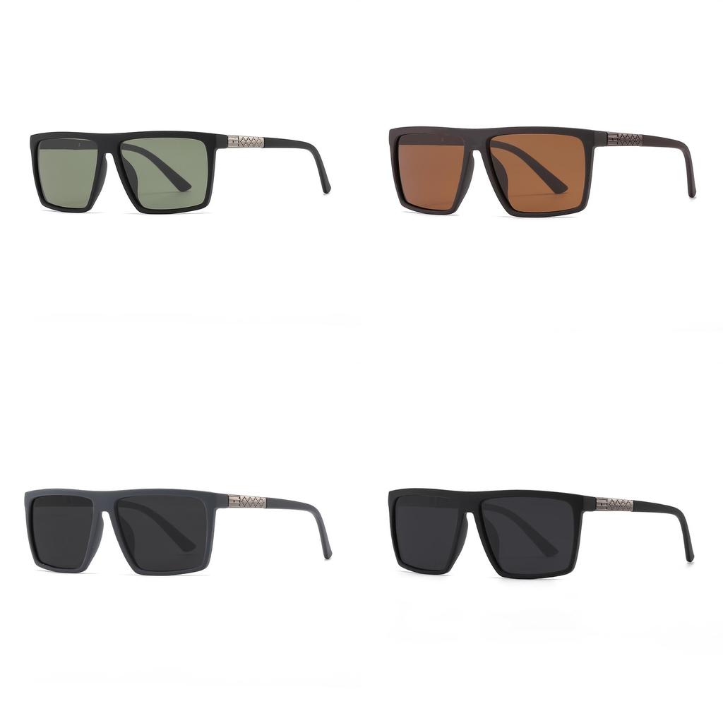 Retro Square Polarized Sunglasses For Men Uv400 Protection Outdoor Sports