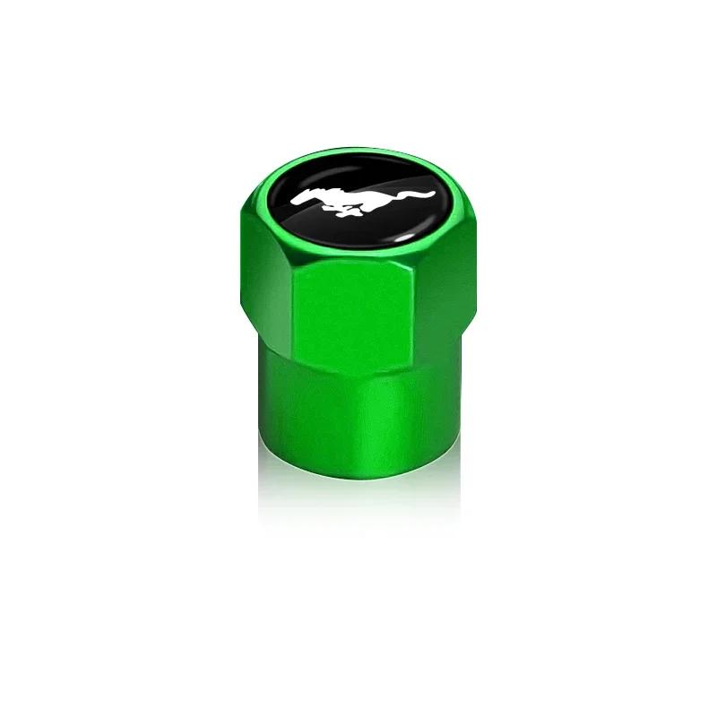 Car Sticker For Ford 4PCS Metal Car Wheel Tire Valve Air Stem Cap Car Accessories for Ford Focus 2 Mk3 F150 Mondeo C-Max Fusion