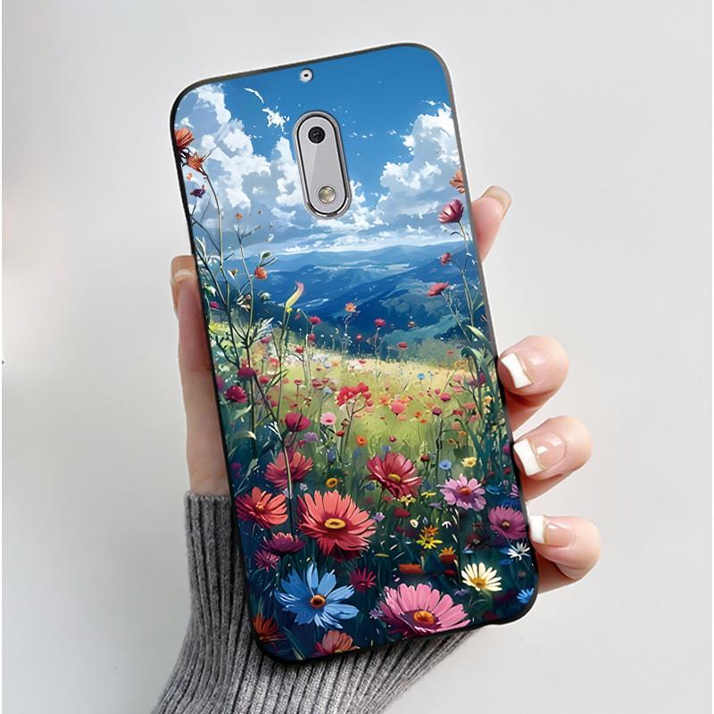 For Nokia 6 New Fashionable Simple Black Phone Case For Nokia 6.1 Plus/Nokia X6 Soft Anti-Scratch Bumper Cute Rabbit Lamp Shell
