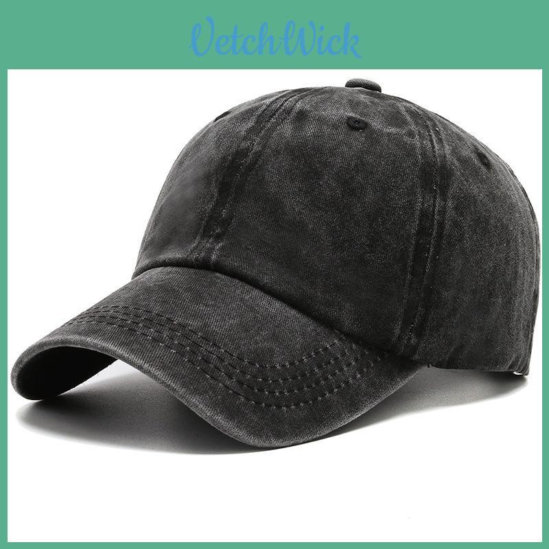 Cappellino da Baseball Retrò in Cotone con Visiera Curva e Cinturino Regolabile per Uso Autunnale e Primaverile