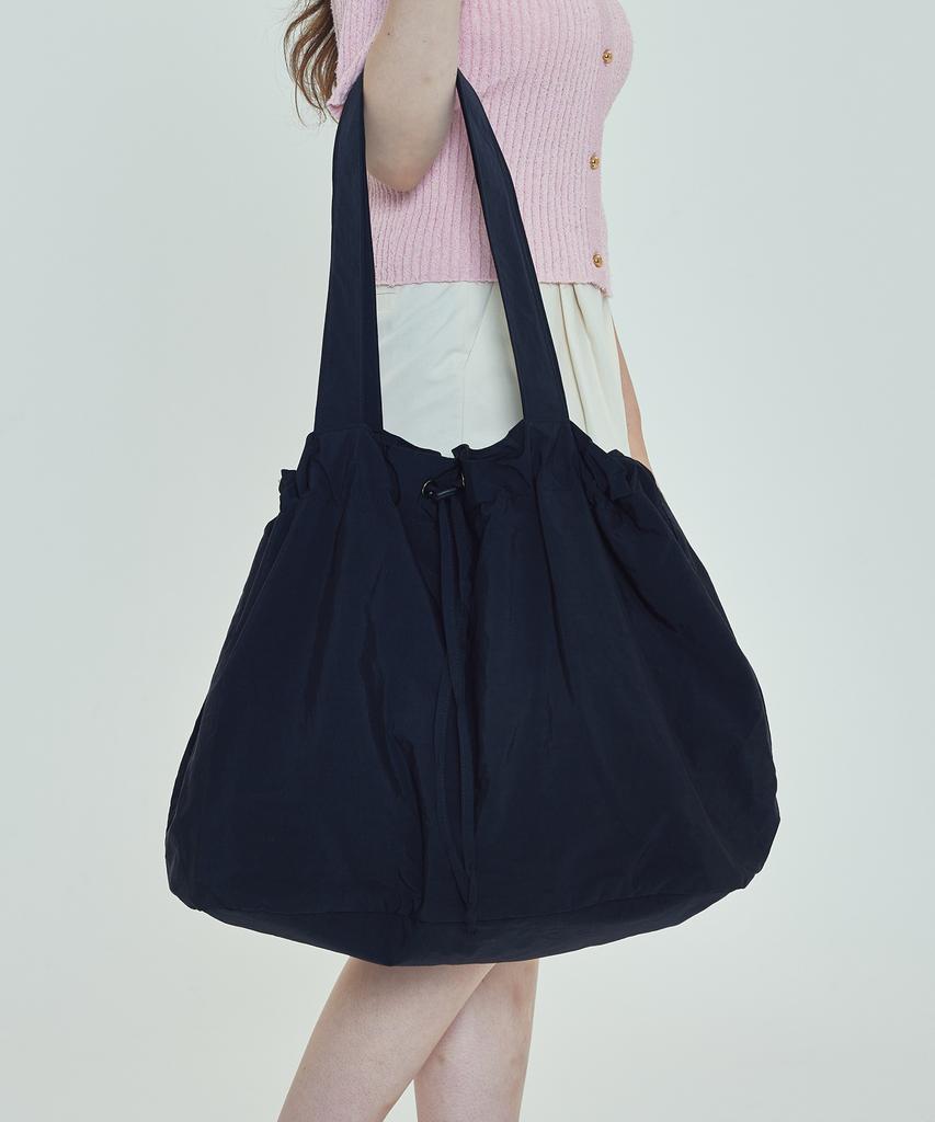 Roidesrois Travel String Big Hobo Bag (Black)