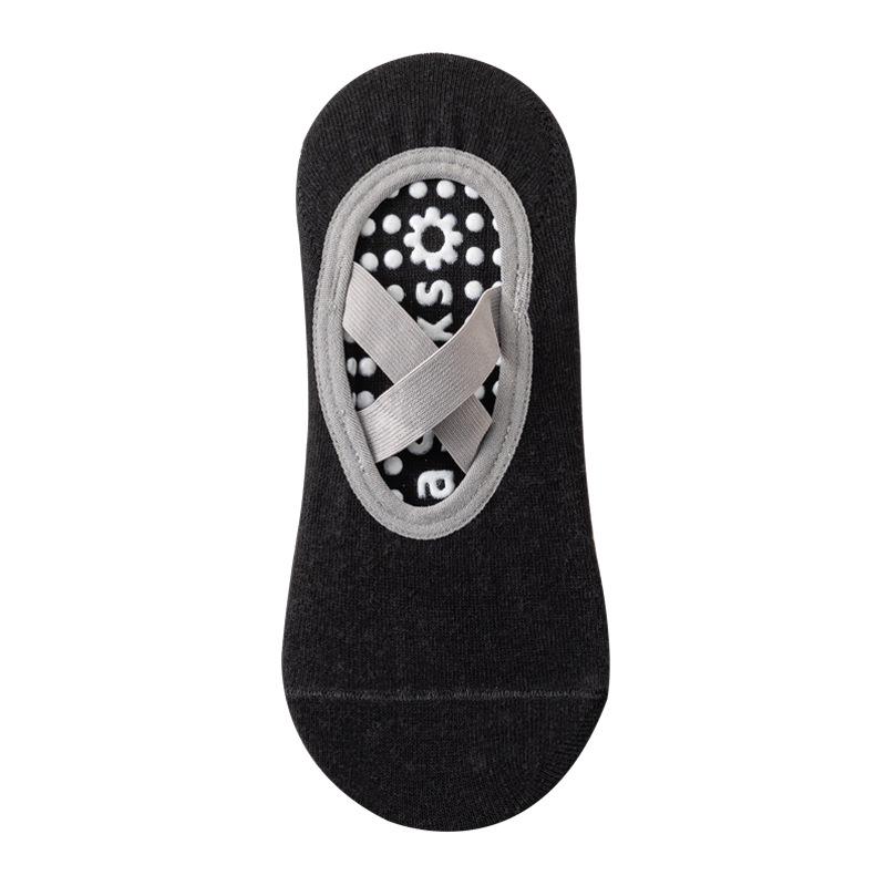 Women's Non-Slip Silicone Yoga & Pilates Socks - Breathable, Sweat-Absorbent, Backless Design