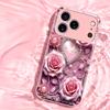 Flowers Love Madam Protect PhoneCase Glass PhoneCase for iPhone 17 16 15 14 13 12 11pm Pro Plus Dropresistant cellphone Female