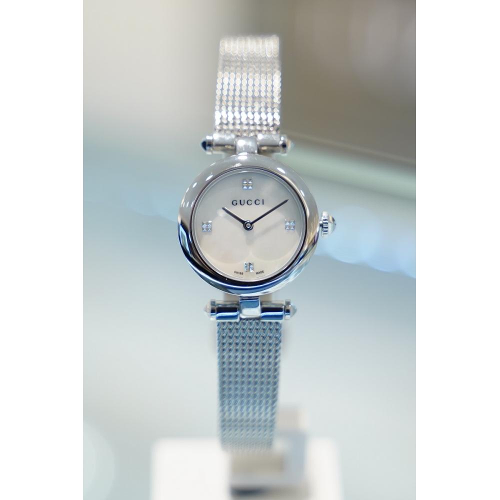 

Женские роскошные металлические часы Gucci Diamantissima YA141504
