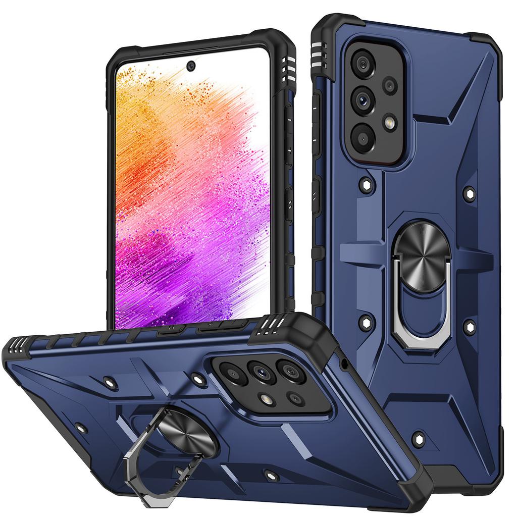 Suitable for Samsung S24ultra Mobile Phone Case S23ultra Two  In One S22 Ring Bracket A15 Protective Case