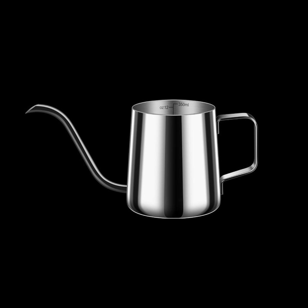 Se toarnă peste ceainic de cafea Fierbător de ceai cu gât de gâscă Oală de cafea din oțel inoxidabil Fierbător de picurare cu gură îngustă și lungă ușor de utilizat