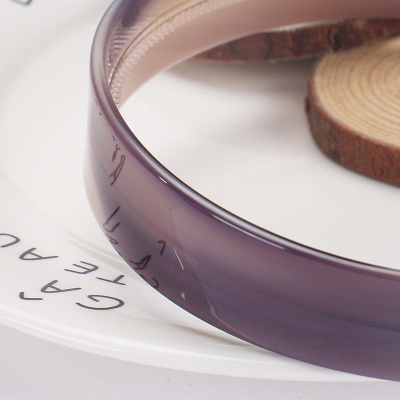 2.2cm Wide Acetate Headband Hair Hoop With Nonslip Teeth For Women And Girls Comfortable Hair Accessory