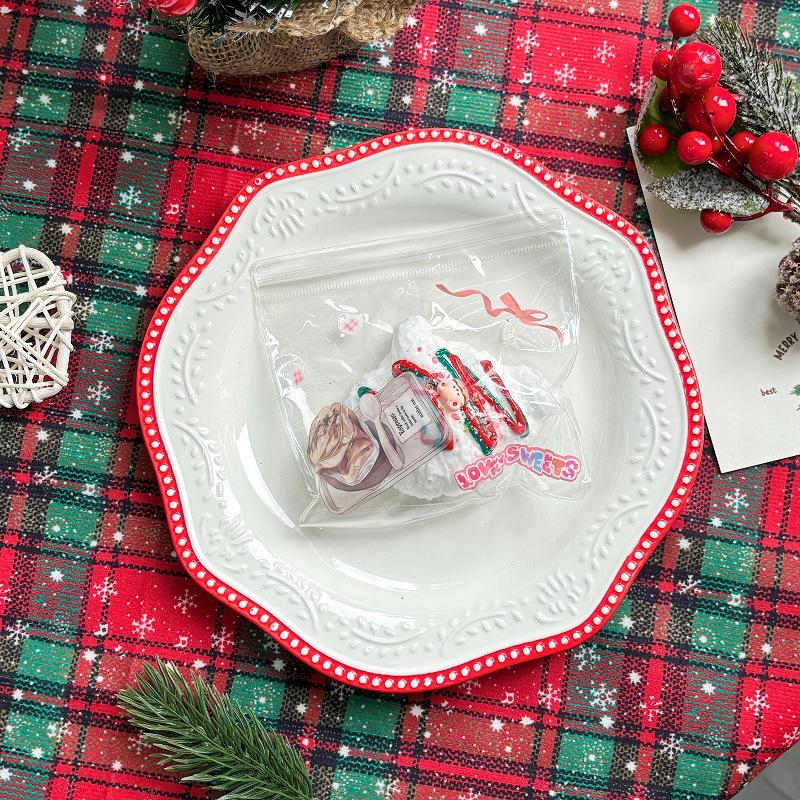 

Маленькая красная книга Рождественский взбитый крем Силиконовая декомпрессионная игрушка-сквиши