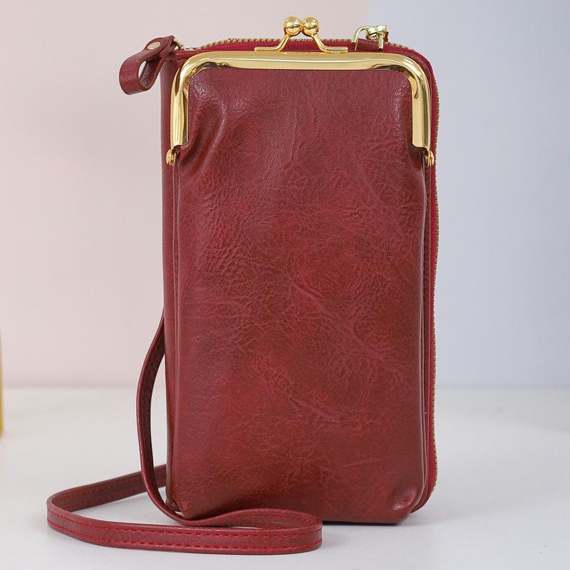 Dámská taška Crossbody taška Light Luxury Mini Small Bag Peněženka na více karet Taška na mobilní telefon