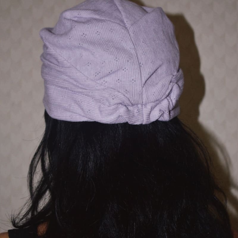 Usite RECYCLE PUNCH SLOW HAT, PURPLE Beanie