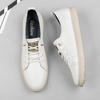Fashion Original White Mens Casual Skateboard Shoes Comfortable Genuine Leather Sneakers New Trendy Vulcanzed Shoes Male Tenis Masculino