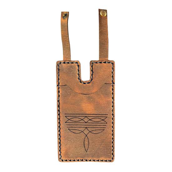 Western Boot Wallet for Women Handcrafted Credit Card Holder Portable Faux Leather Purse with Snap Straps for Rodeo Nights Country Concerts
