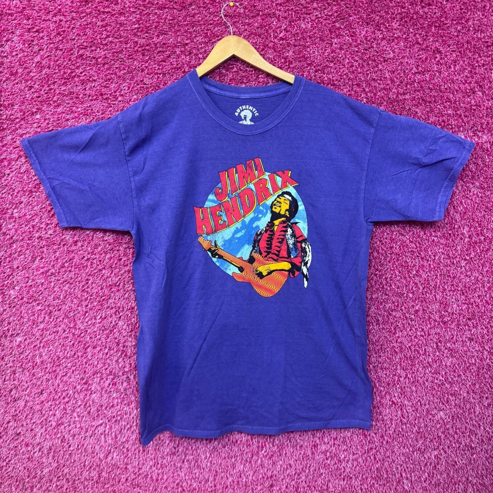 Jimi Hendrix Shredding at Woodstock Psychedelic Rock Tee XL M