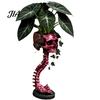 Unique Candy Dish Storage Gothic Skull Spine Planter, Resin Skeleton Planter Pot, Horror Halloween Indoor Outdoor Statue Flower Vase, Spooky